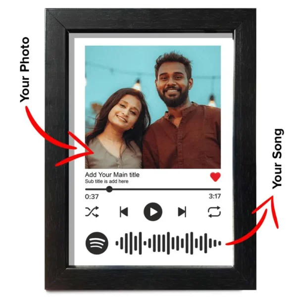 Customized Spotify Song Photo Frame