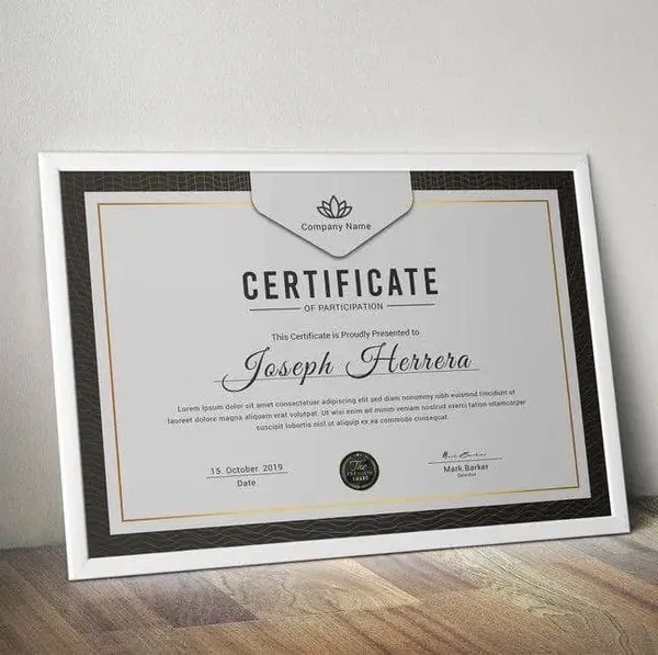 Certificate Photo Printing Online