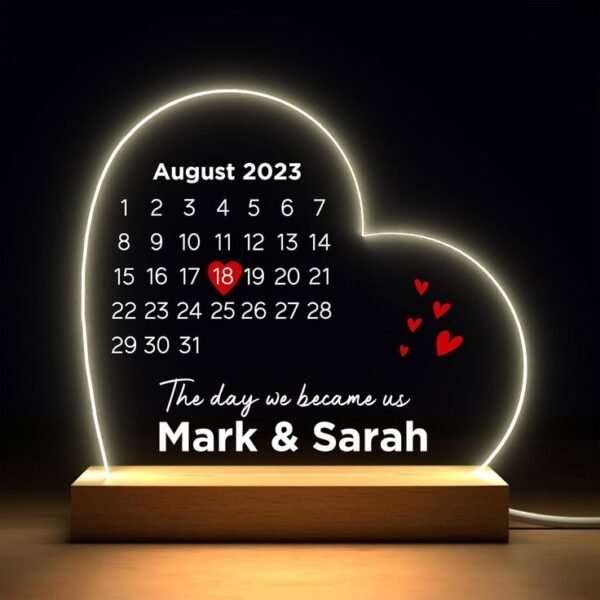 Wedding Anniversary Engagement Date Gifts For Him Or Her, Gifts for Girlfriend Boyfriend