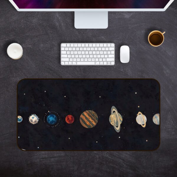 8 planets | Desk Mat | Desk Pad | Mouse Pad | Leather Desk Pad | Gaming Mouse Pad