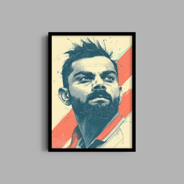 Virat Kohli The Run Machine Poster