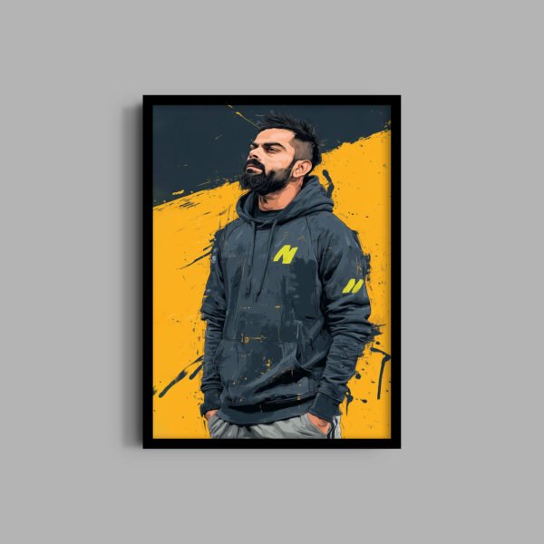 Virat Street King Kohli Poster